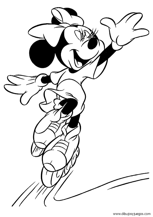 Dibujos Para Colorear De Minnie Mouse Bebe / Minnie baby para colorear