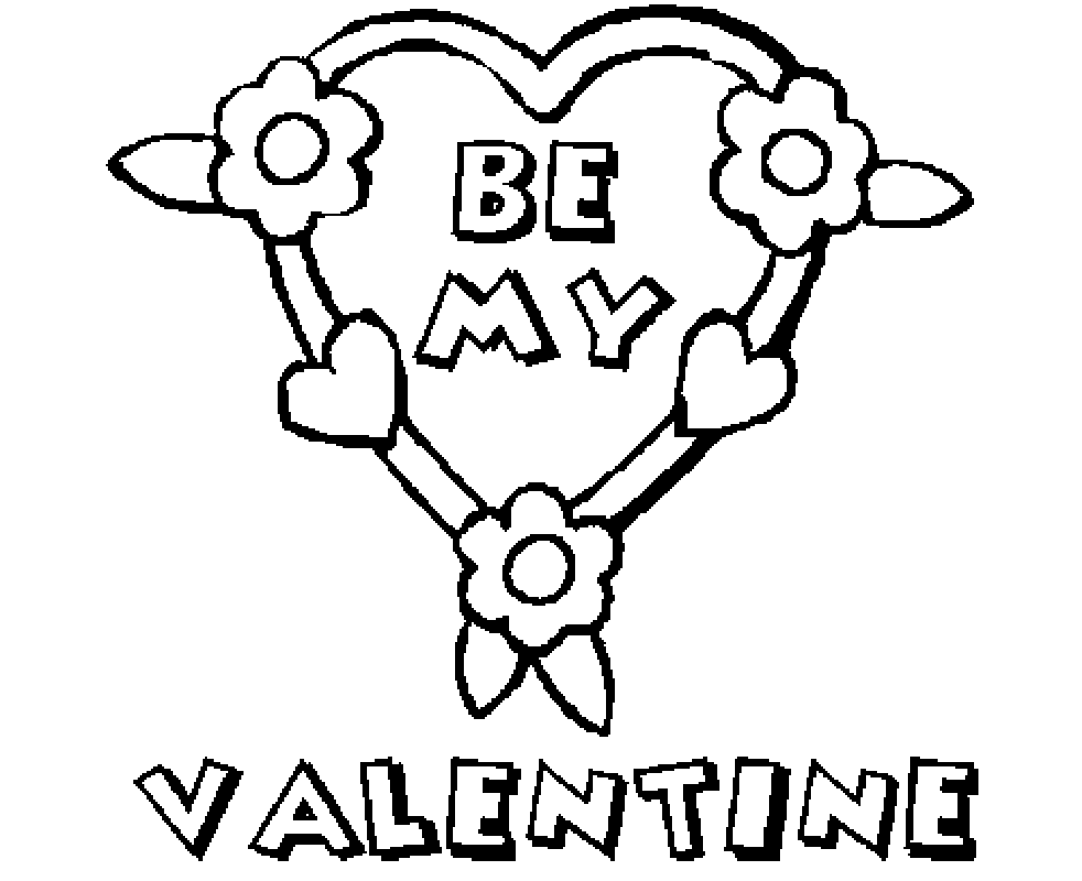 b m valentines day printable coloring pages - photo #32