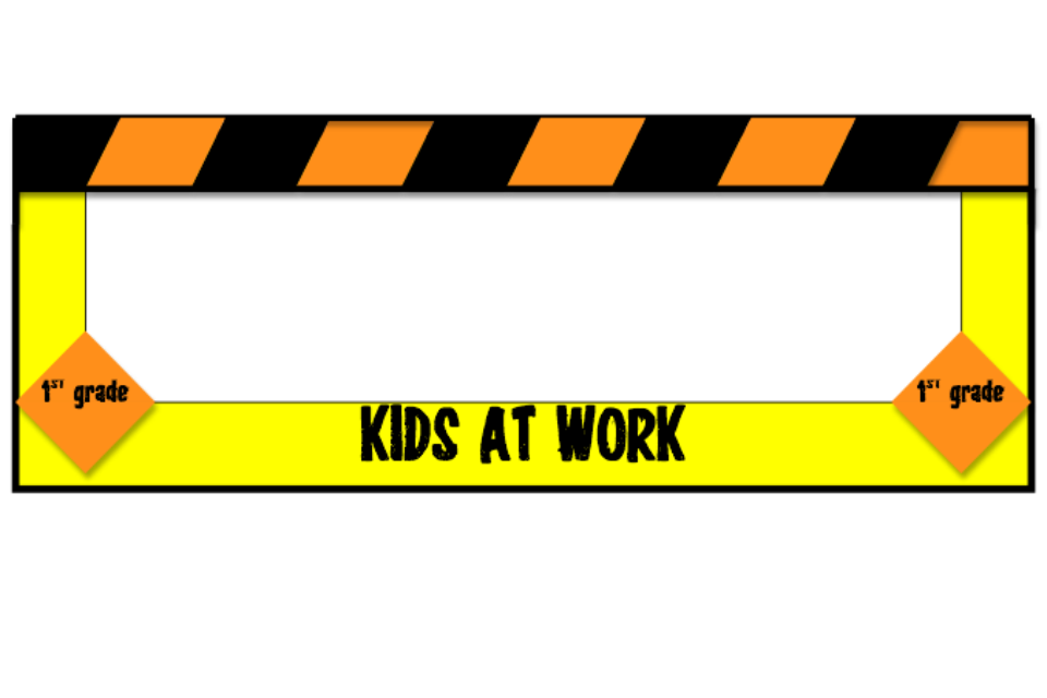 Kids Construction Signs