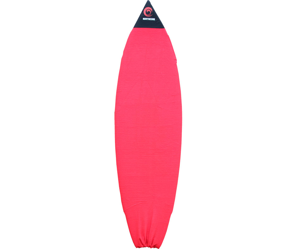 NORTHCORE Surfboard Sock (shortboard) 6'0 Red - Lunasurf.co.uk