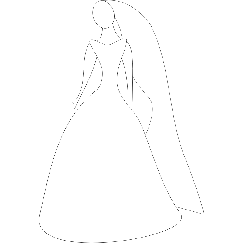 Clipart - Bride