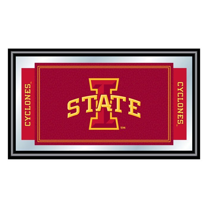 Iowa State University Logo and Mascot Framed Mirror