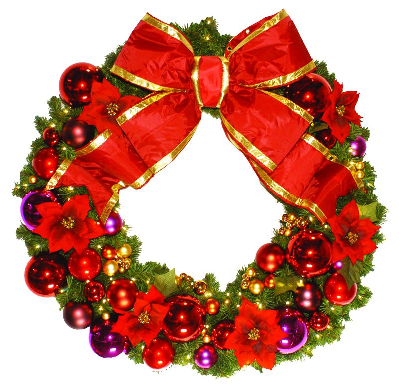 Decorated Christmas WreathsExpert Outdoor Lighting Blog | Expert ...
