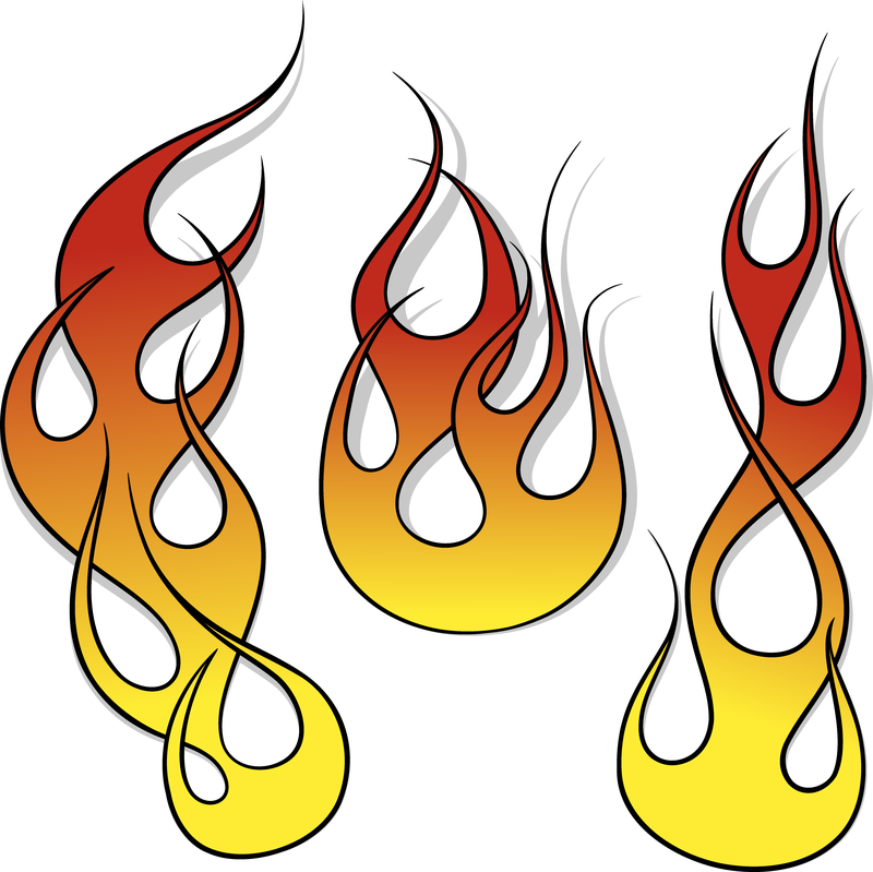 Variety Of Practical Fire Totem Clip Art - Free Vector Download ...