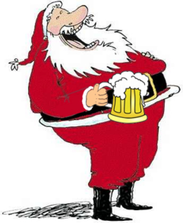 christmas clipart drunk santa - photo #3