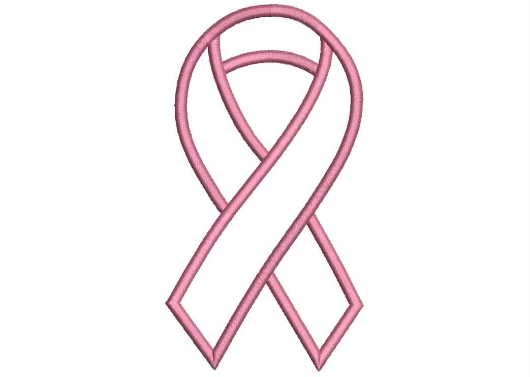 Breast Cancer Ribbon Vector Outline | Health Pictures