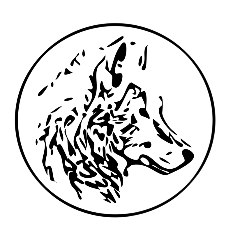 Wolf tribal in a circle by kurka-designs on deviantART