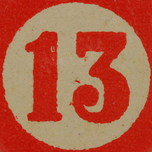 Cardboard Bingo Number 13 | Flickr - Photo Sharing!