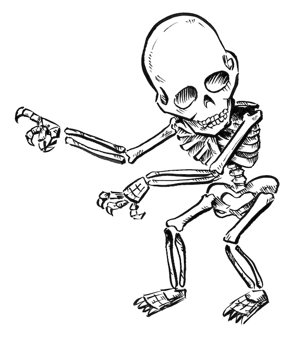 A Less Skeletal Skeleton | Cartoon Graveyard