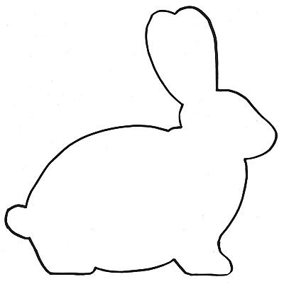 Coloring Pages For Easter Bunny Head Outline - ClipArt Best