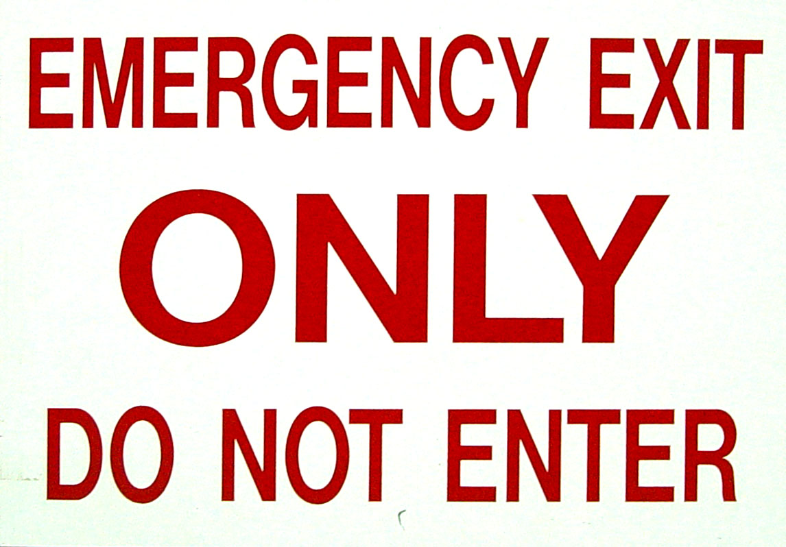 E4x Emergency Exit Signs Fluorescent Icon - Free Icons