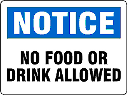 No Food Or Beverages Allowed In Pool Spanish Swimming Pool Sign 8 ...