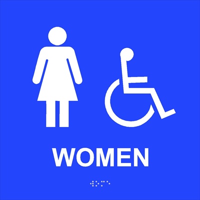ADA Women's Restroom Sign