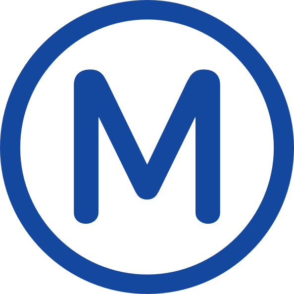 Metro M clip art Free Vector / 4Vector