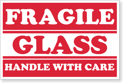 Fragile-Glass-Shipping-Label-D ...