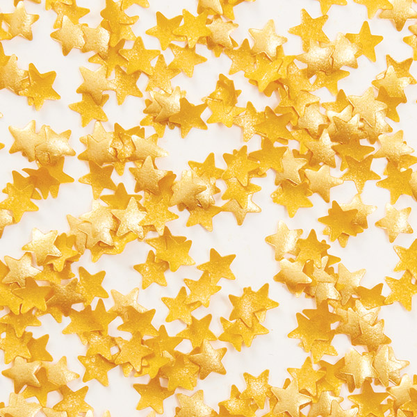 Gold Stars Edible Accents - Wilton