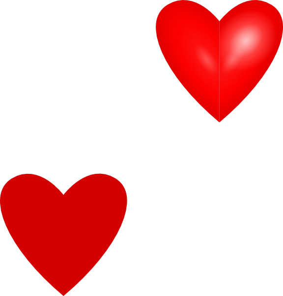 Love Hearts clip art Free Vector / 4Vector
