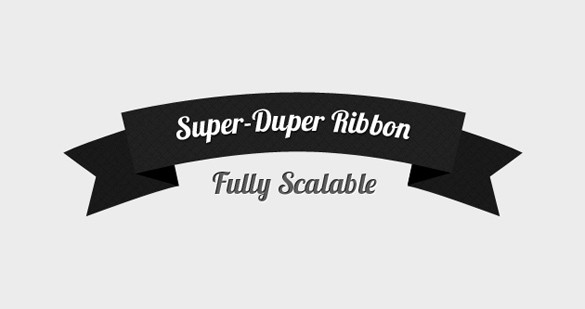 XOO.me :: Sleek Curved Ribbon Banner Interface PSD