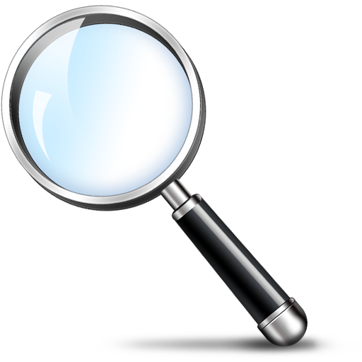 Magnifying glass search icon (PSD), vector file - 365PSD.com