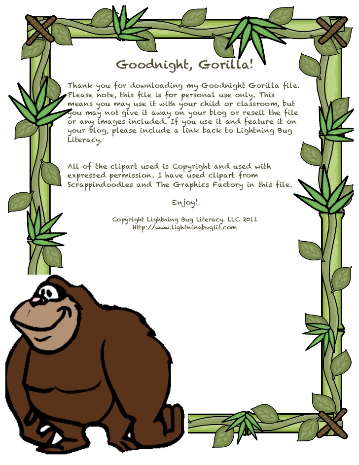 Goodnight gorilla-