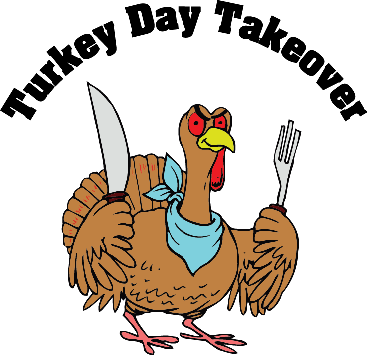 AMBRO Novelty Thanksgiving Shirt: Turkey Day Takeover - AMBRO ...