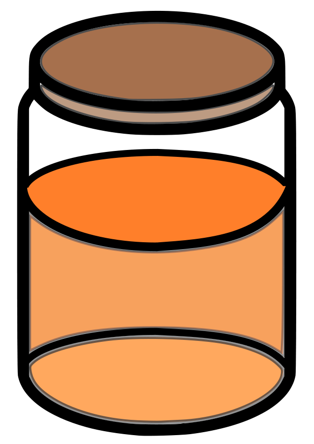 Honey Jar small clipart 300pixel size, free design