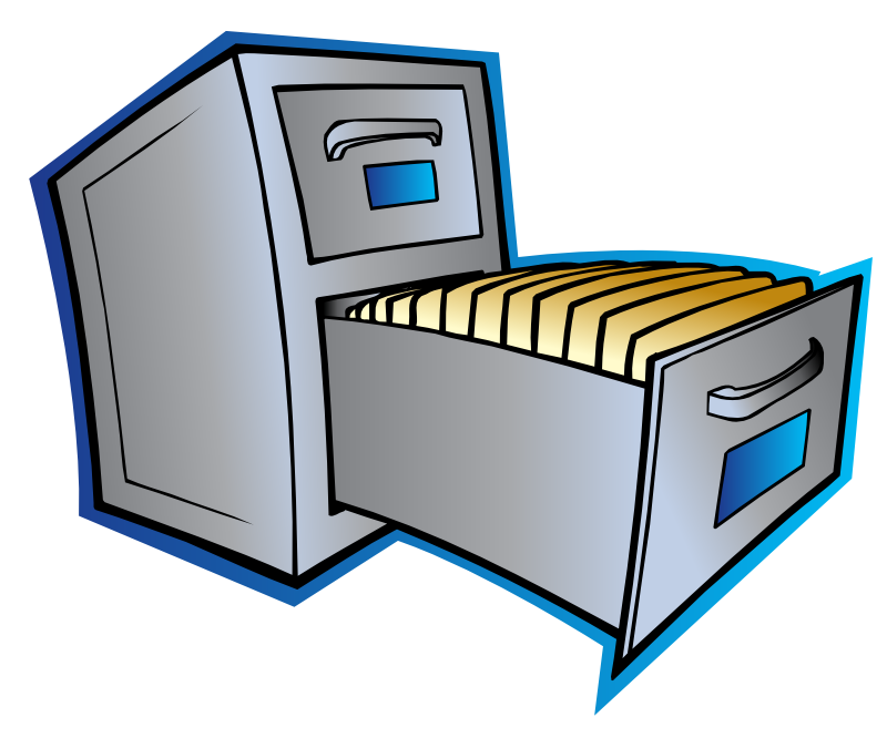 Free to Use & Public Domain Filing Cabinet Clip Art