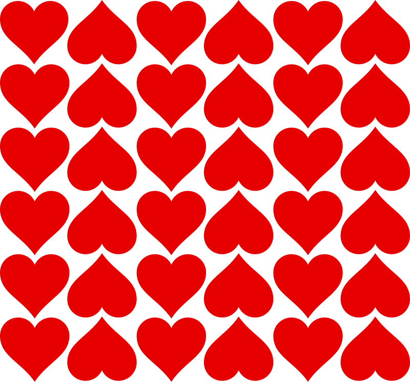 Free Stock Photos | Illustration of red heart tiles | # 11515 ...