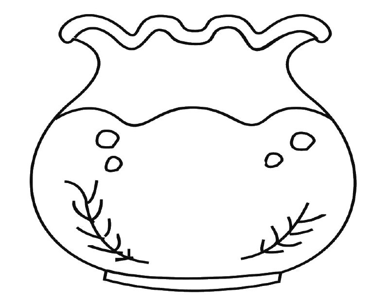 Pix For > Fish Bowl Template