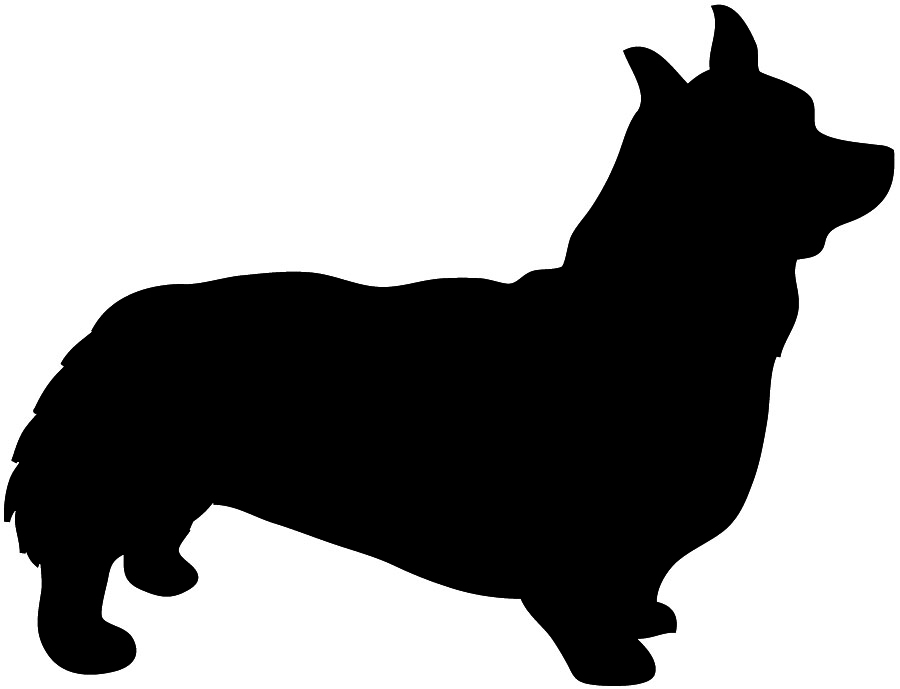 clipart dog silhouette - photo #29