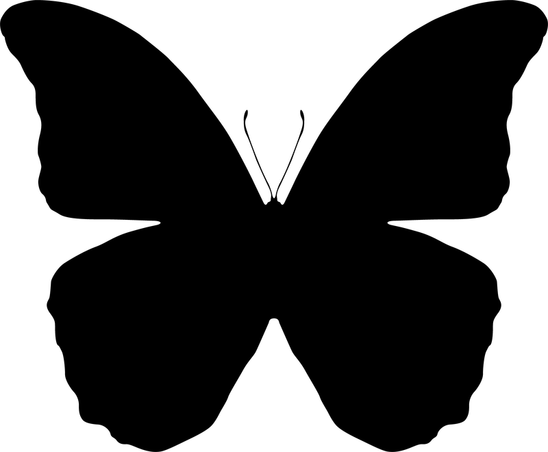 Butterfly Silhouettes - Free Vector Download | Qvectors. - Cliparts.co