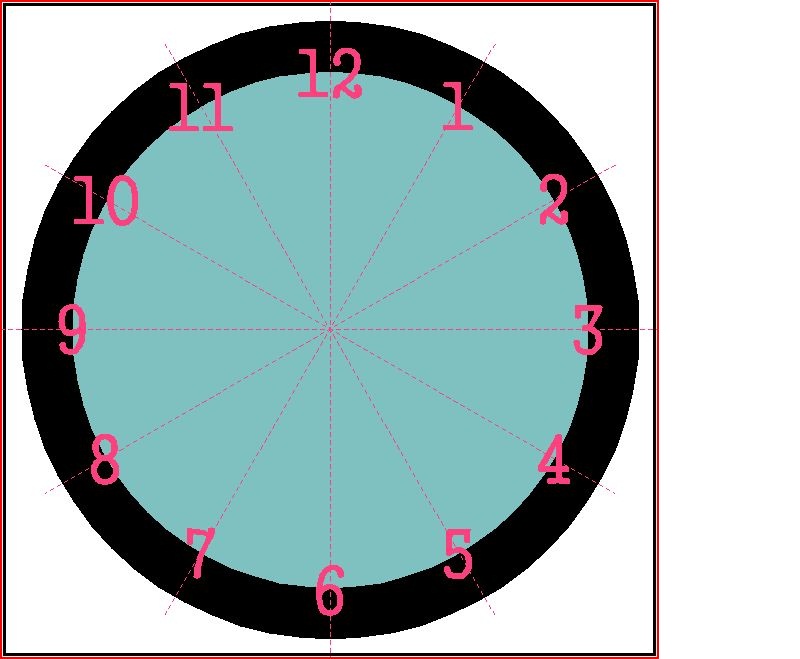 Printable Clock Face Without Hands