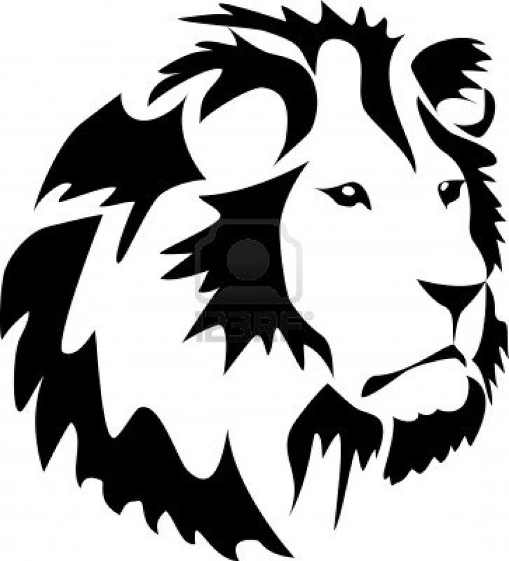 silhouette clip art lions - Bing Images | Astrologie | Pinterest