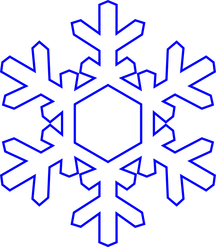Snowflake (simply) Clip Art Download