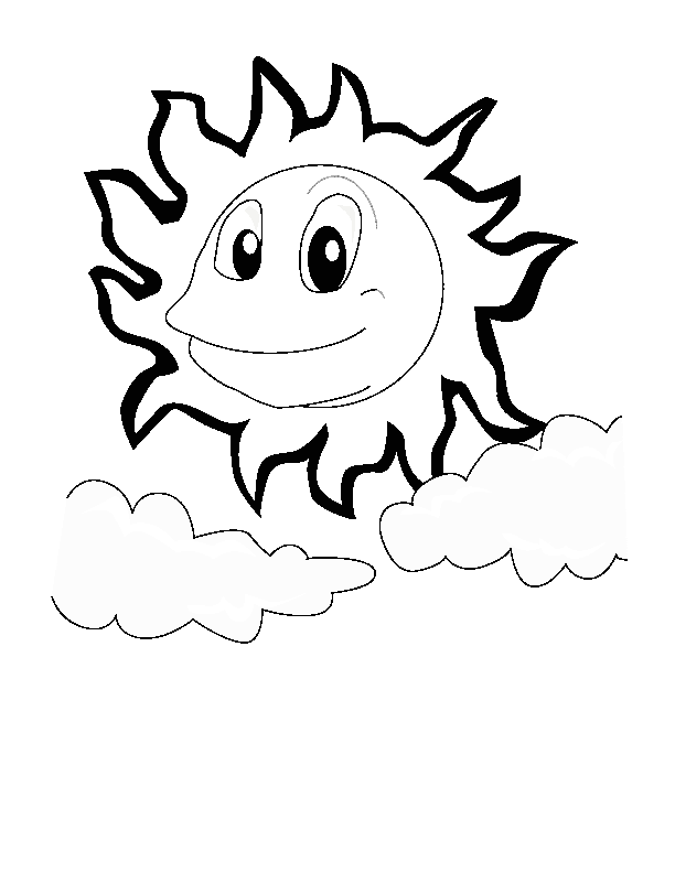HAPPY SUNSHINE Colouring Pages (page 2)