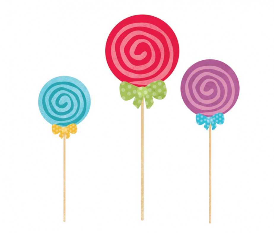 Vintage Lollypops on a Stick | Lil' Cloud Designs