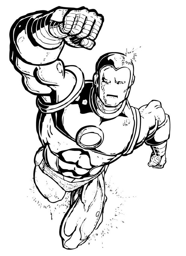Pictxeer » Super Hero Coloring Pages