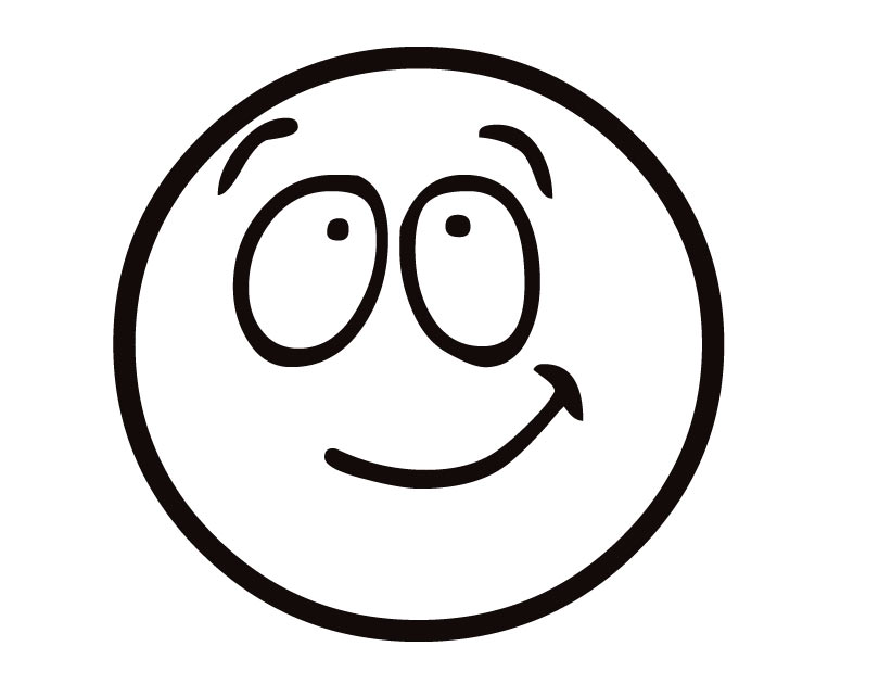 Smiley Face Coloring Pages