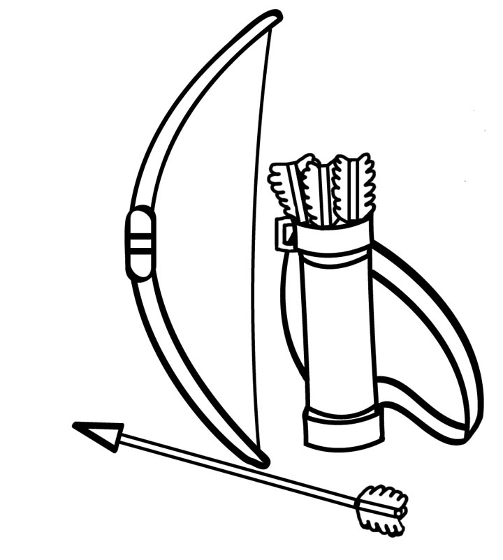 LDSFiles Clipart: Bow and Arrow - Archery
