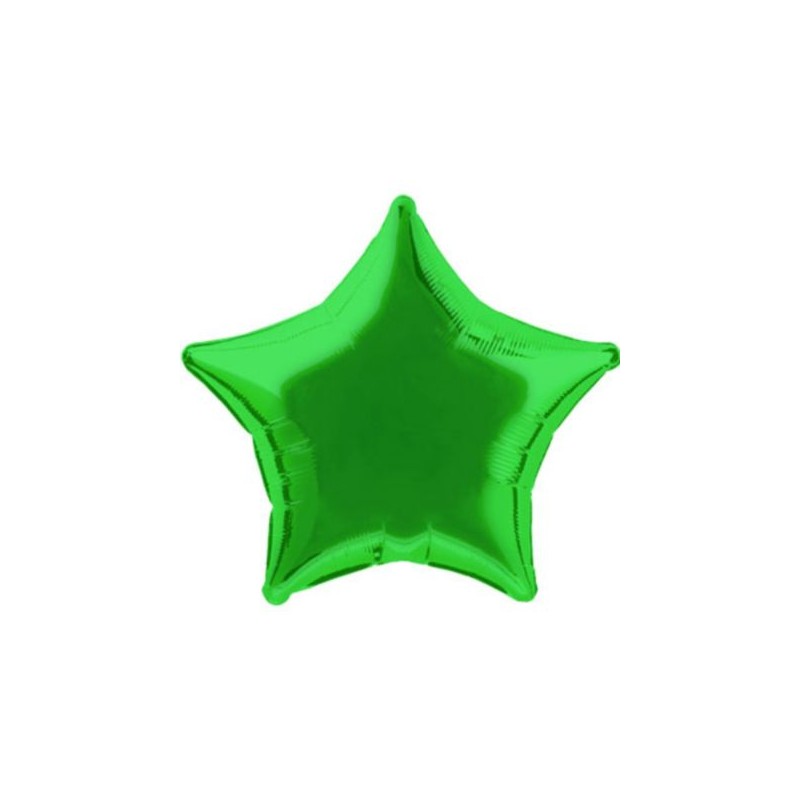 Green Star Mylar Balloon (each) - Partyland - New Zealand's Party ...