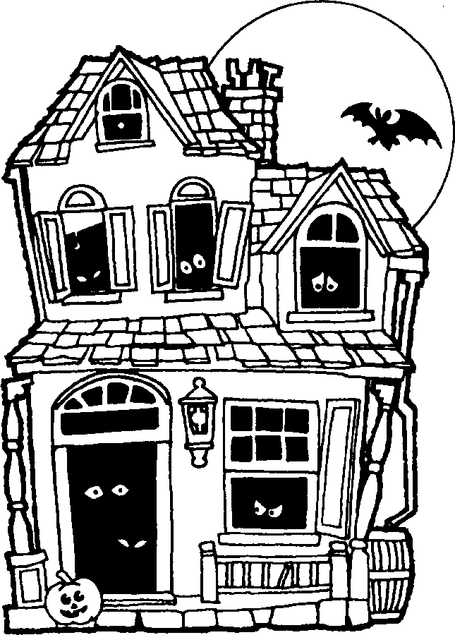 Buildings And Houses | Free Coloring Pages - Cliparts.co