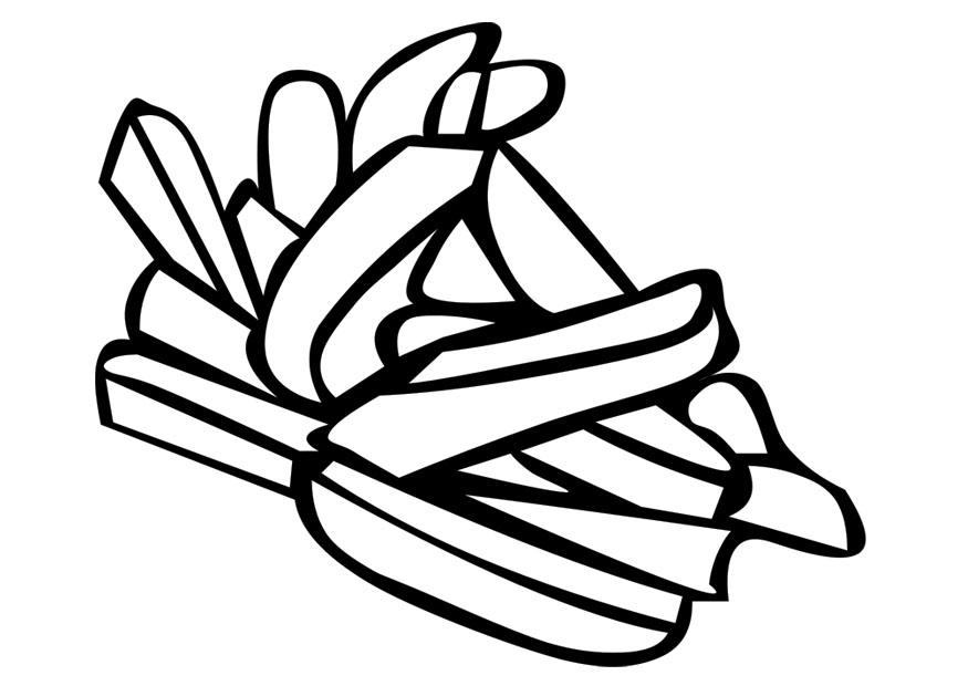 Coloring page french fries - img 22411.