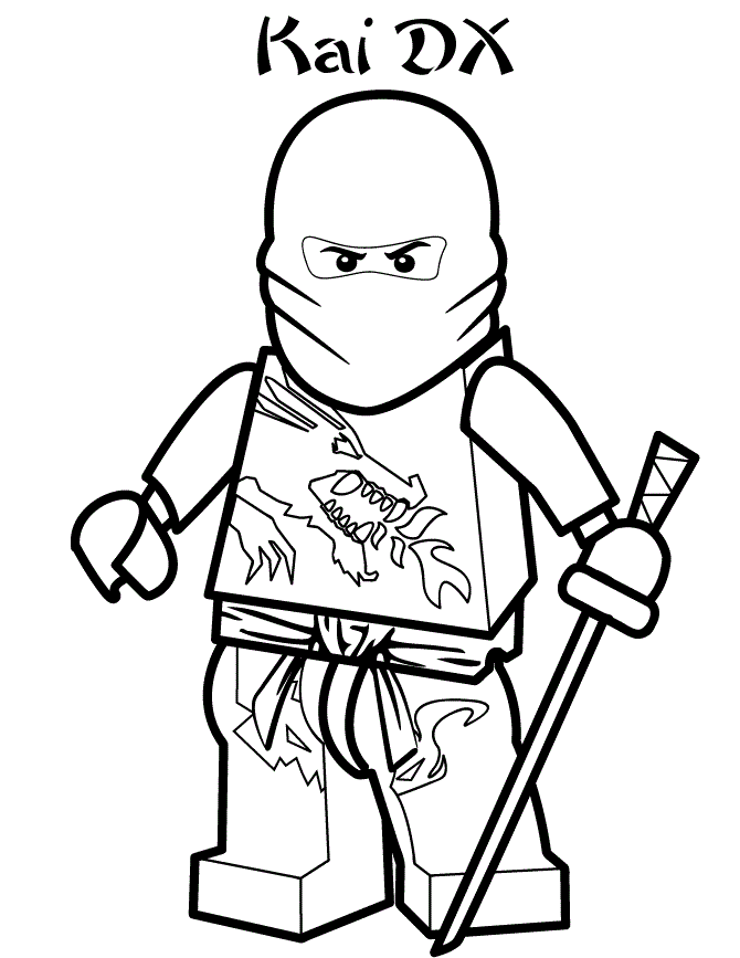 Ninjago Character Colouring Pages - Cliparts.co