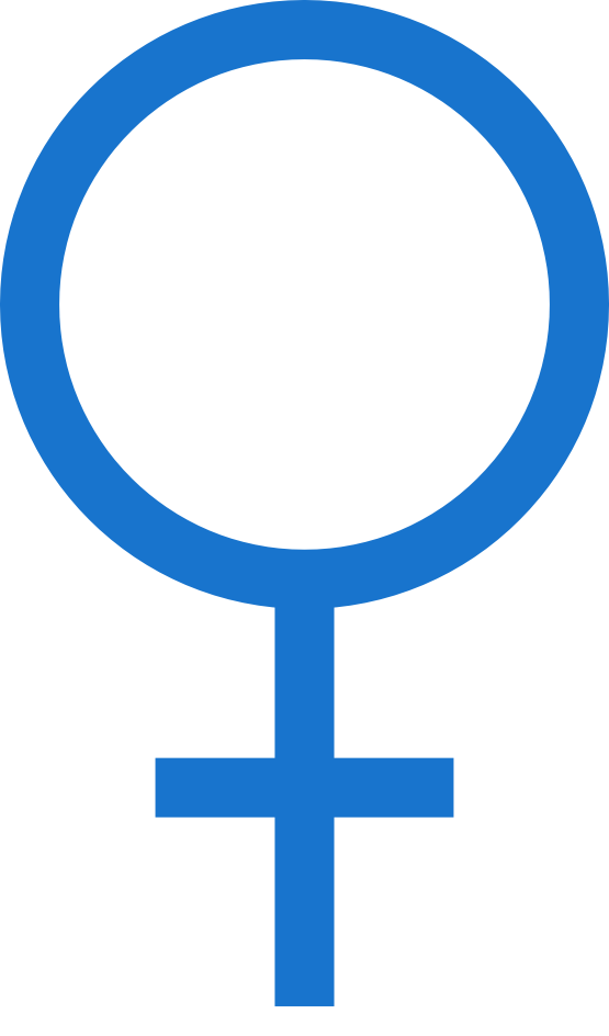 Female Symbol Color Colour Dodger Blue 3 xochi.info ...