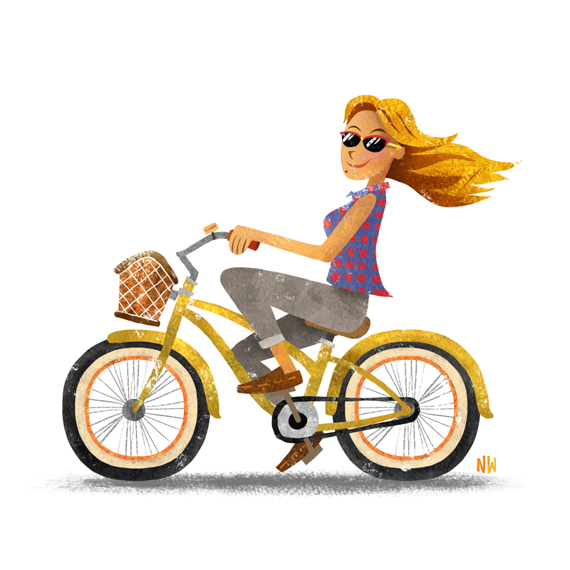 Cartoon Bike Rider Cliparts.co