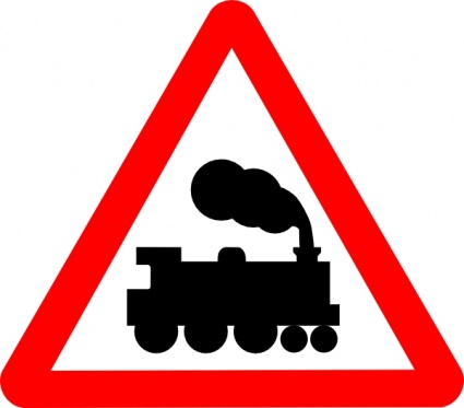 Train Road Signs clip art - Download free Other vectors
