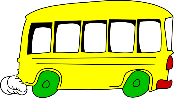 Yellow Bus clip art - vector clip art online, royalty free ...