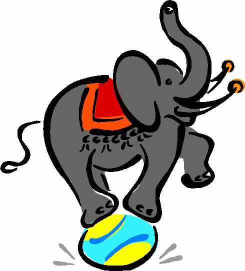 free clipart circus elephant - photo #10