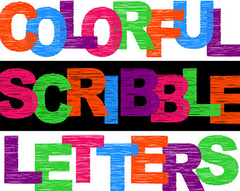 Popular items for clipart letters on Etsy