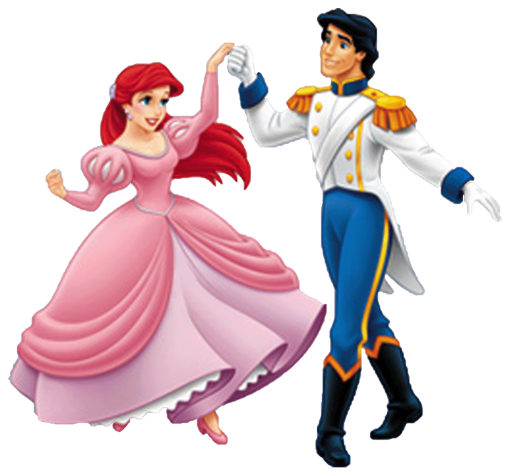 Ariel & Eric Together Clipart